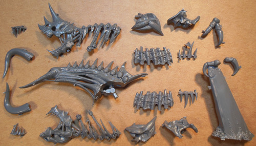 Zombie dragon testa collo - dragon,